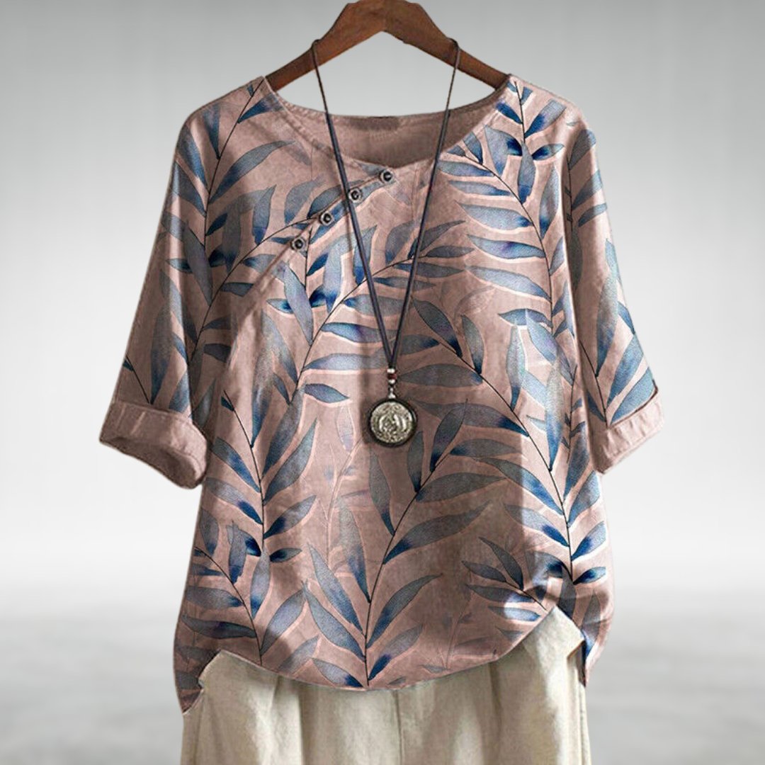 Toni™ - Chic Blouse with a Playful Flair