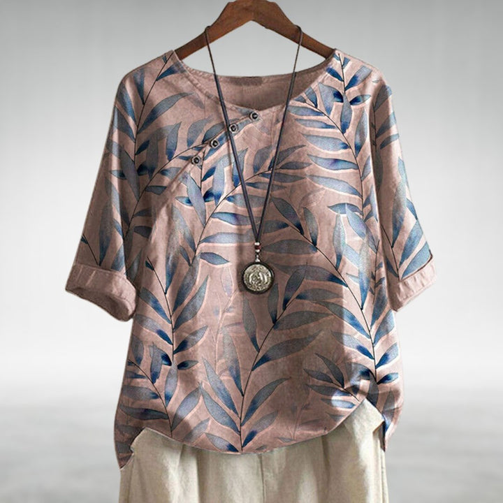 Toni™ - Chic Blouse with a Playful Flair