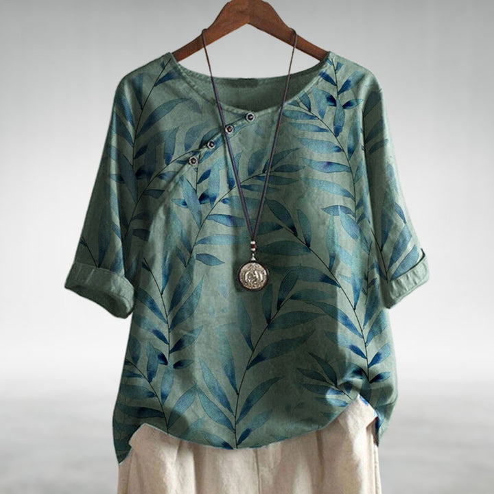 Toni™ - Chic Blouse with a Playful Flair