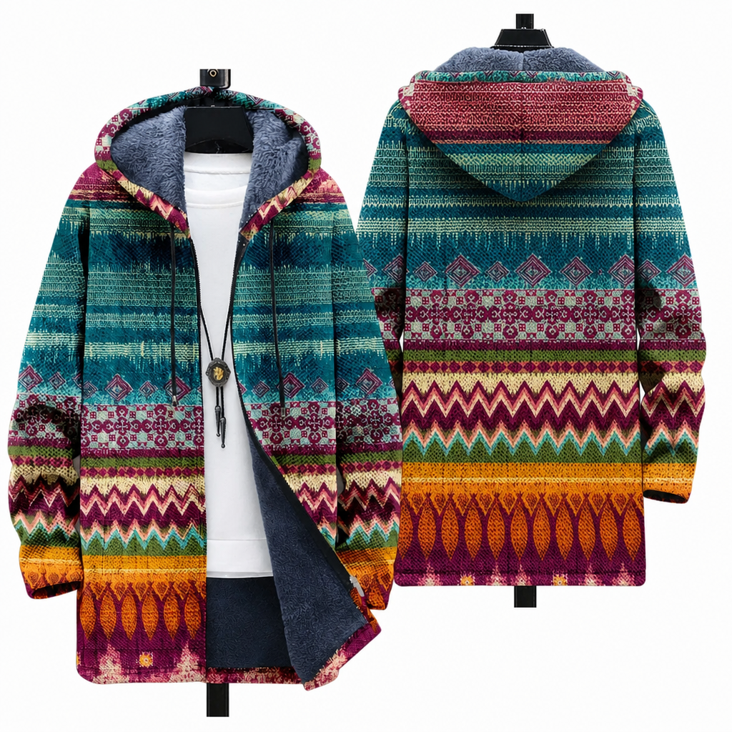 Kennedy | Art-Inspired Hooded Cardigan