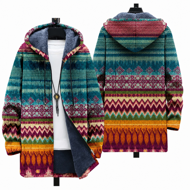 Kennedy | Art-Inspired Hooded Cardigan