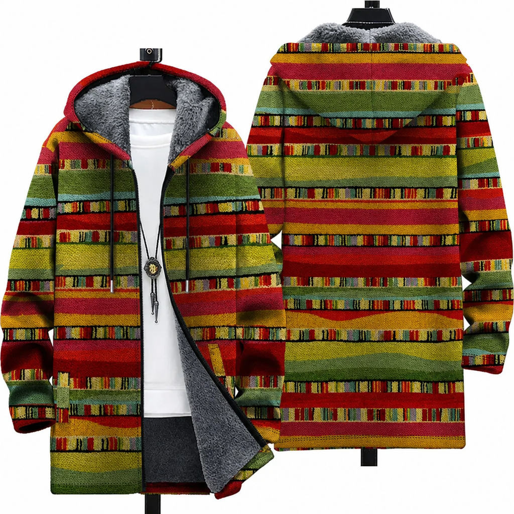 Morgan | Art-Inspired Hooded Cardigan