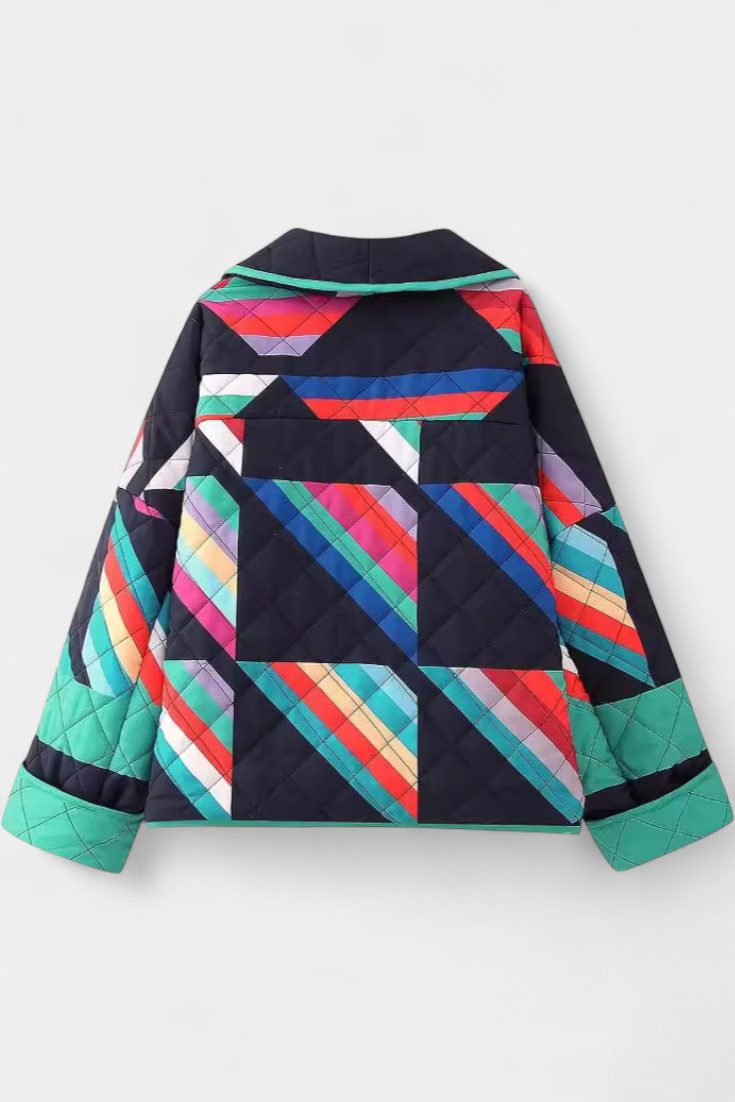 Maika Retro Oversized V-Neck Coat