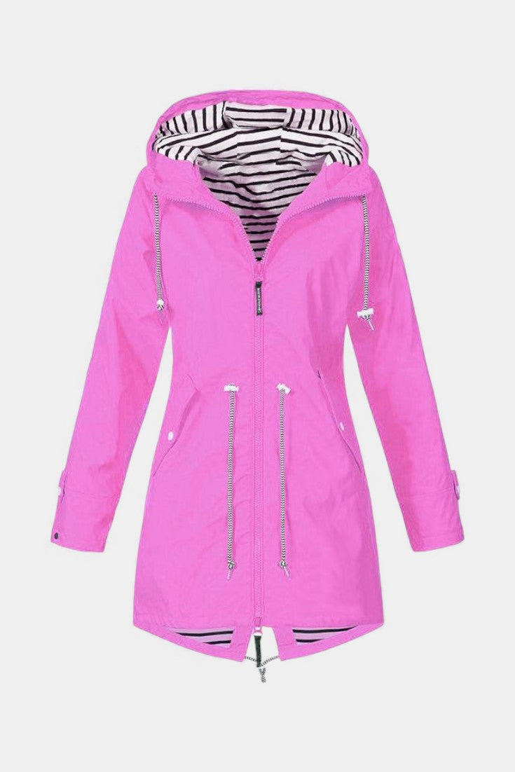 Aria Waterproof Jacket with Adjustable Hood