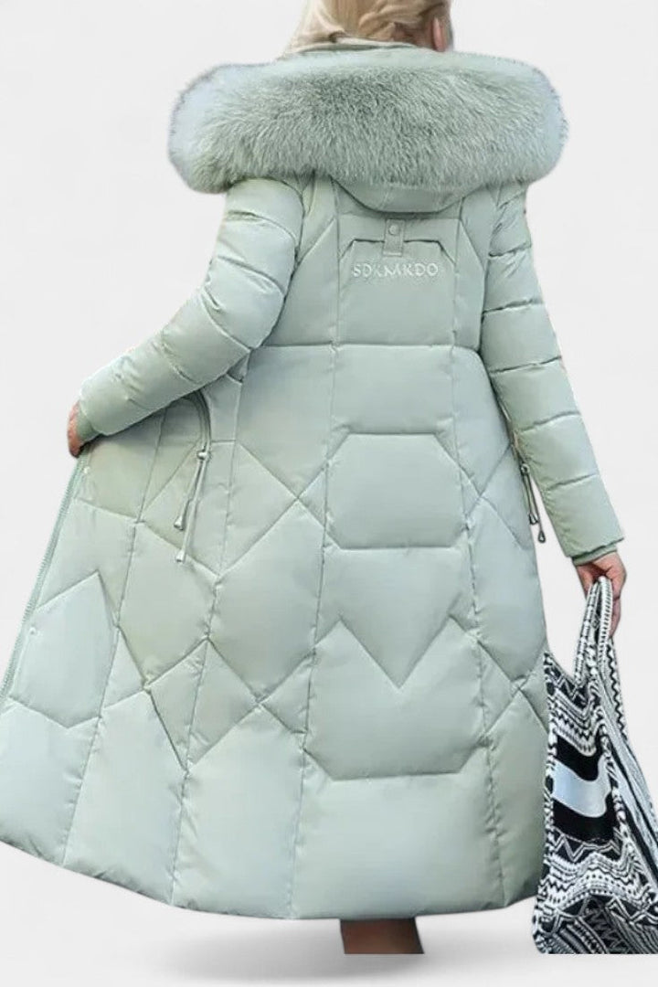 Maisha Winter Coat with Stylish Hood and Flattering Fit