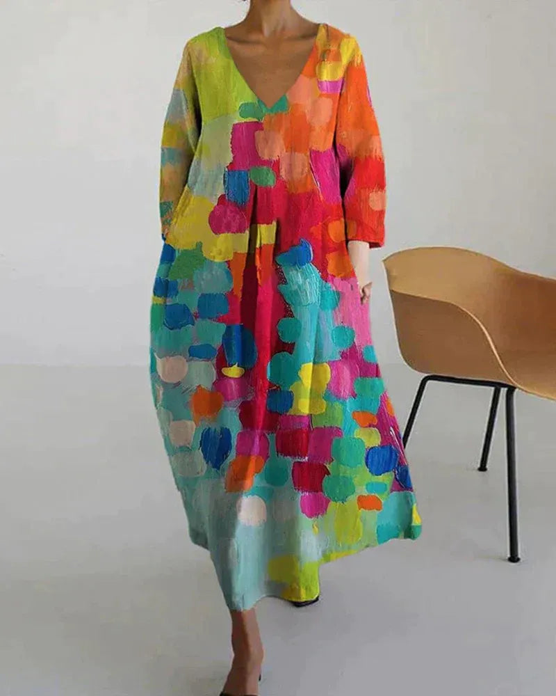 Oriana™ | Women's Colorful Printed Summer Dress
