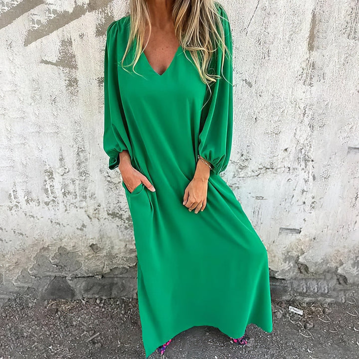 Vesper™ | Long Boho Dress with Pockets