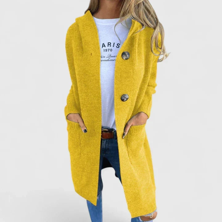 Dottie™ | Cozy Button-Front Long Cardigan