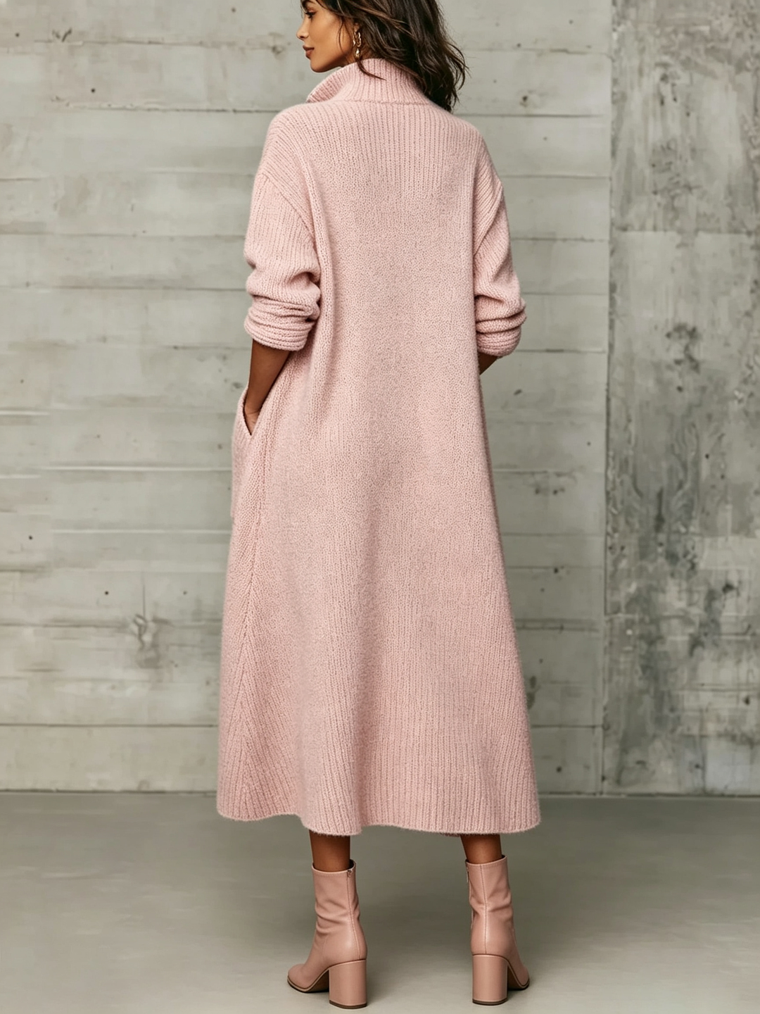 Rachel™ | Oversized Knit Midi Dress