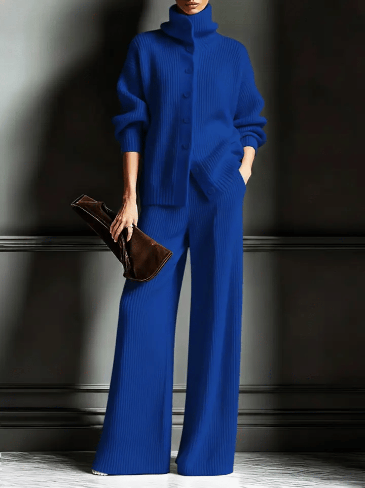 Clara™ | Cozy Knit Cardigan & Pants Two-Piece Set