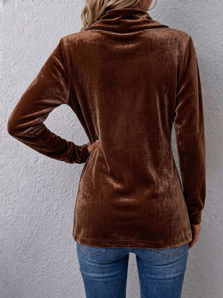 Emma™ | Velvet Long Sleeve Jacket