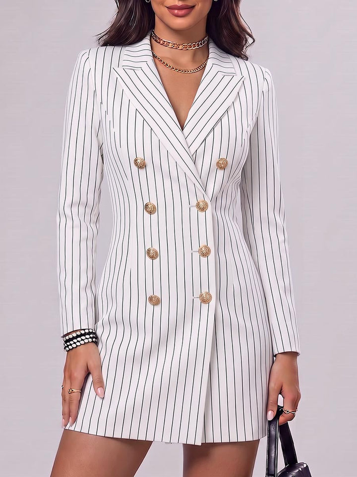 Amelia™ | Women's Striped Suit Dress