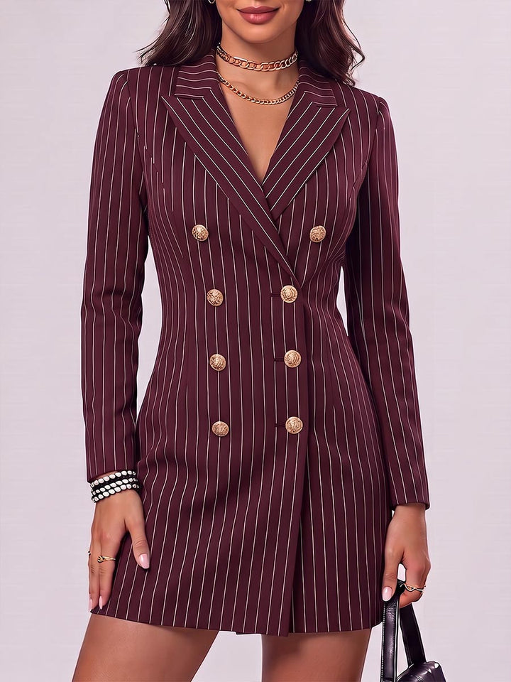 Amelia™ | Women's Striped Suit Dress