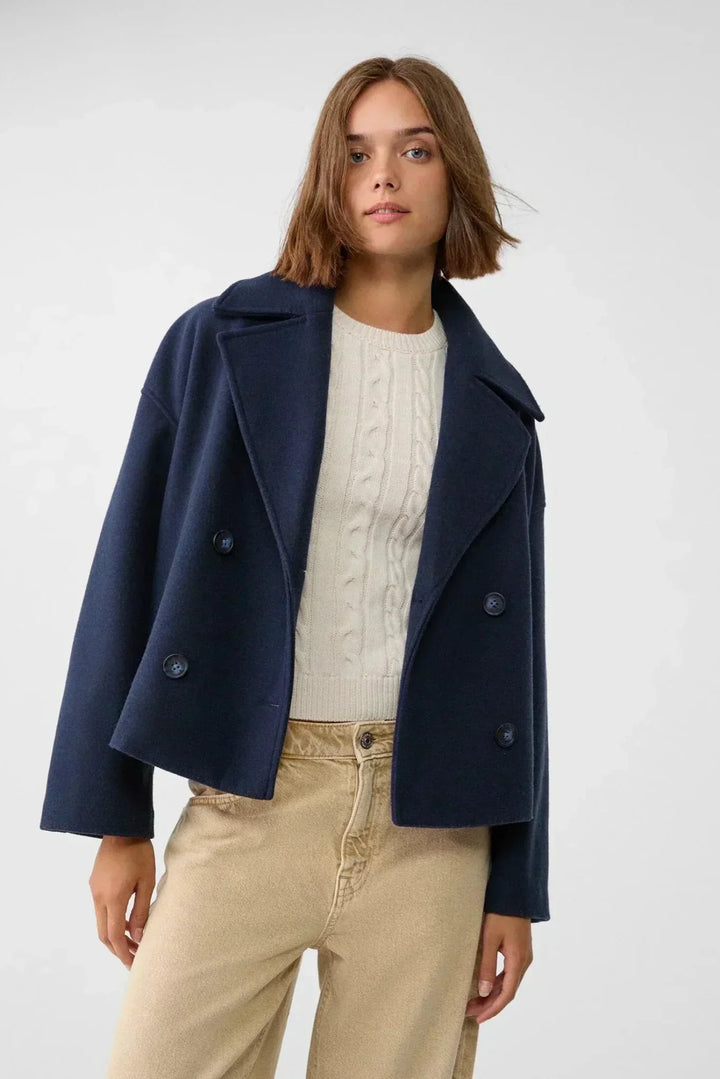 Destiny Tailored Double-Breasted Blazer