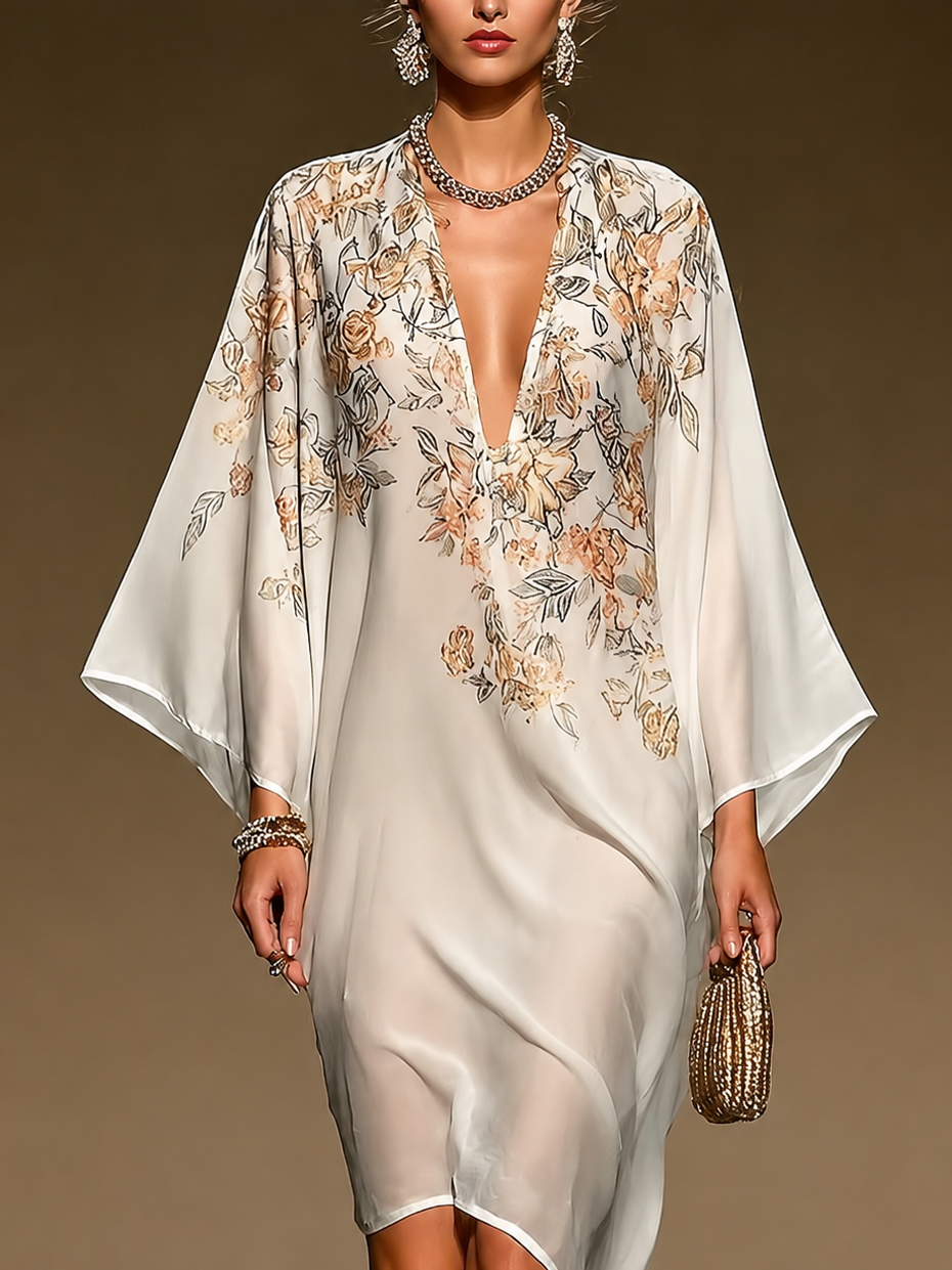 Luna | Floral Bohemian Maxi Dress
