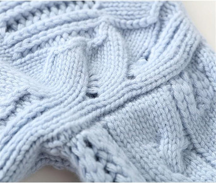 Amelia - Women's Cable Knit Sweater Turtleneck Loose-Fit Pullover