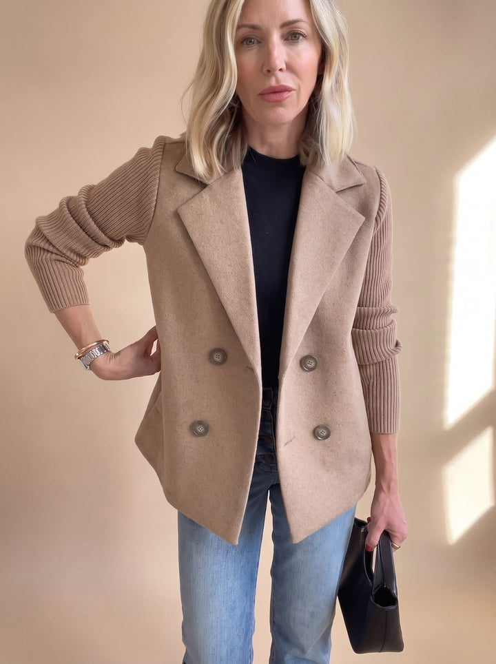 Primrose | Double-Breasted Soft-Sleeve Blazer